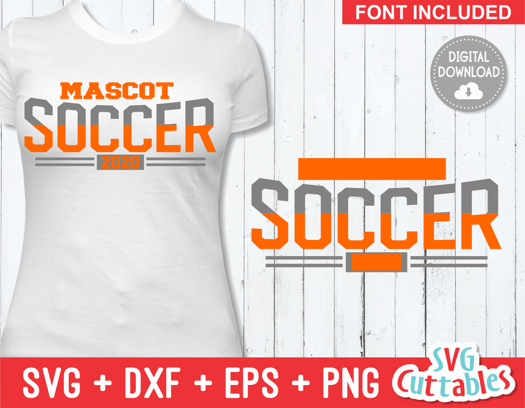 Soccer Template 004 | SVG Cut File