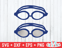 Swim Goggles  | SVG Cut File
