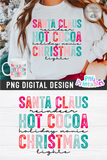 Santa Claus Reindeer Hot Cocoa | Sublimation PNG