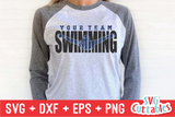 Swim Template 004 | SVG Cut File