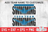 Swim Template 004 | SVG Cut File