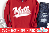 Math Interventionist Swoosh | School SVG Cut File