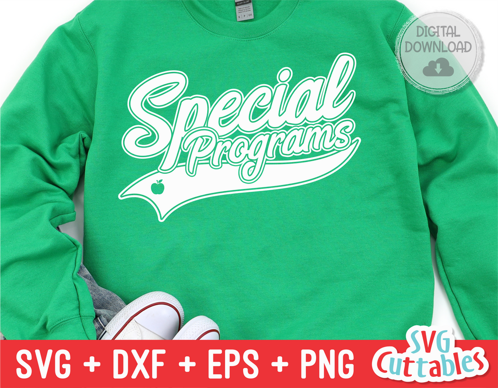 Special Programs Swoosh | School SVG Cut File