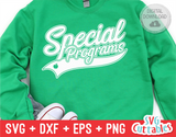Special Programs Swoosh | School SVG Cut File