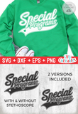 Special Programs Swoosh | School SVG Cut File