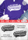 School Community Worker Swoosh | School SVG Cut File