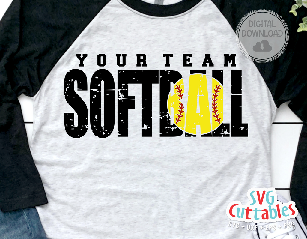 Softball Template 0053