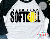 Softball Template 0053