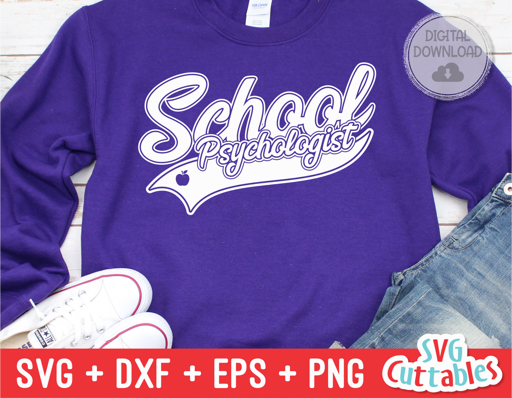 School Psychologist Swoosh | School SVG Cut File
