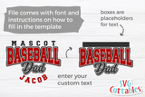 Baseball Template 0055 | SVG Cut File