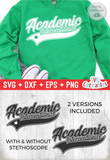 Academic Interventionist Swoosh | School SVG Cut File