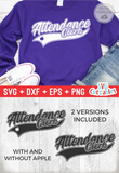 Attendance Clerk Swoosh | School SVG Cut File