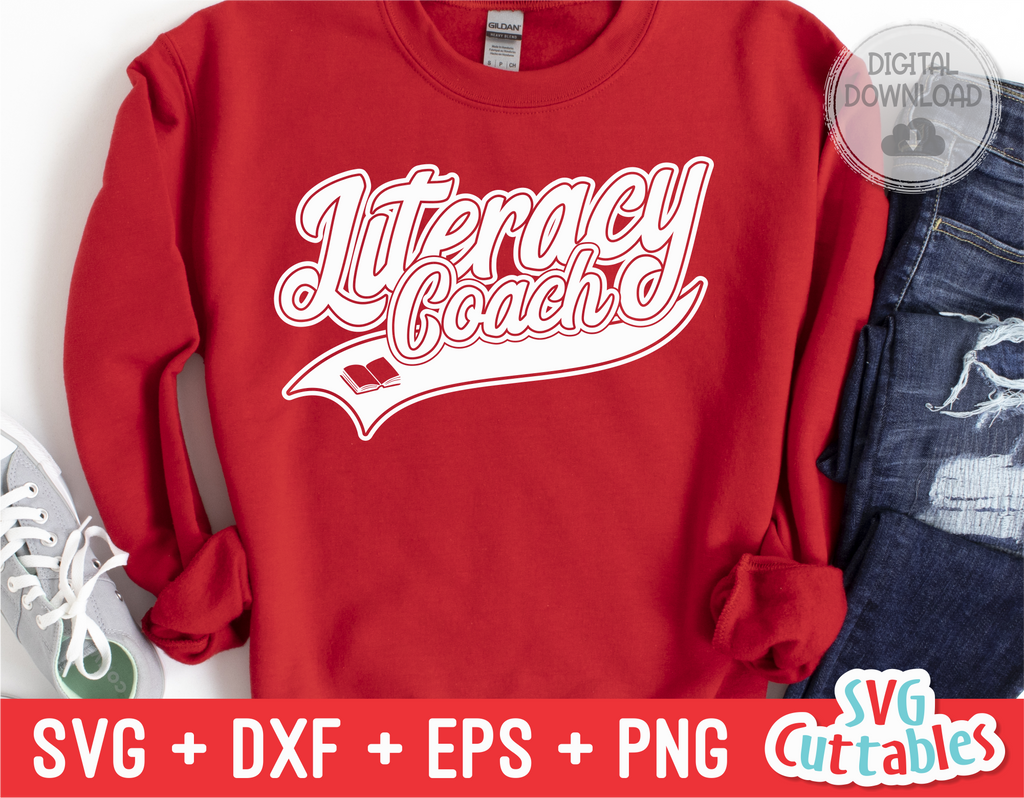 Literacy Coach Swoosh | School SVG Cut File