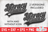 Literacy Coach Swoosh | School SVG Cut File