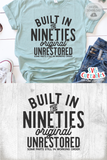 Built In The Nineties | SVG Cut File