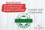 Soccer Template 005 | SVG Cut File
