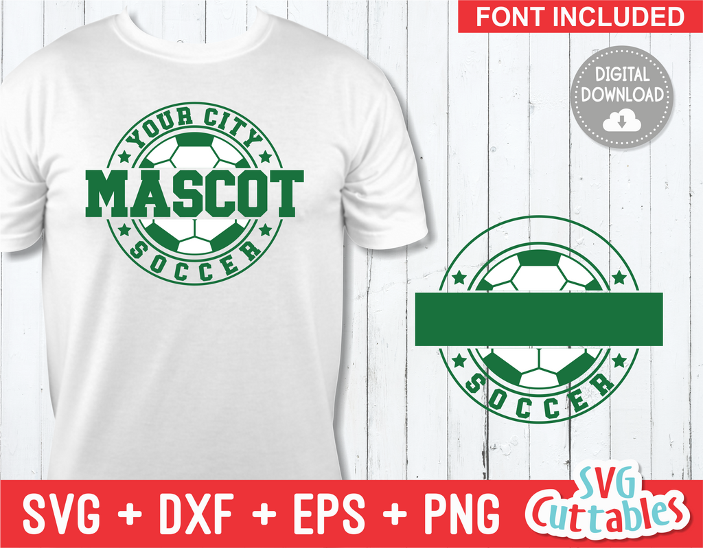 Soccer Template 005 | SVG Cut File