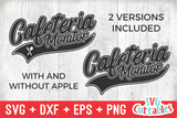 Cafeteria Monitor Swoosh | School SVG Cut File