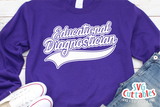 Educational Diagnostician Swoosh | School SVG Cut File