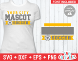 Soccer Template 006 | SVG Cut File