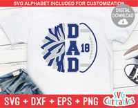 Football and Cheer Dad | SVG Cut File