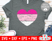 Distressed Heart | Valentine's Day Cut File