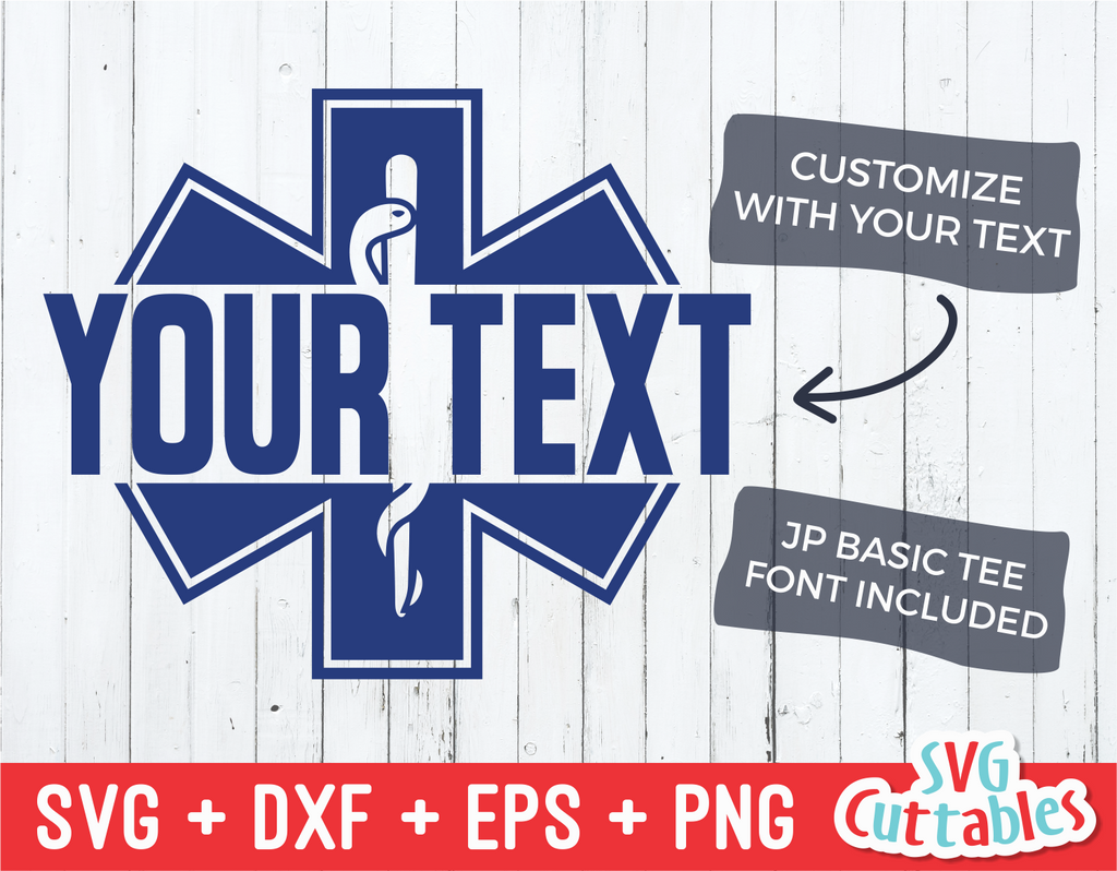 Split Star of Life | EMT | SVG Cut File