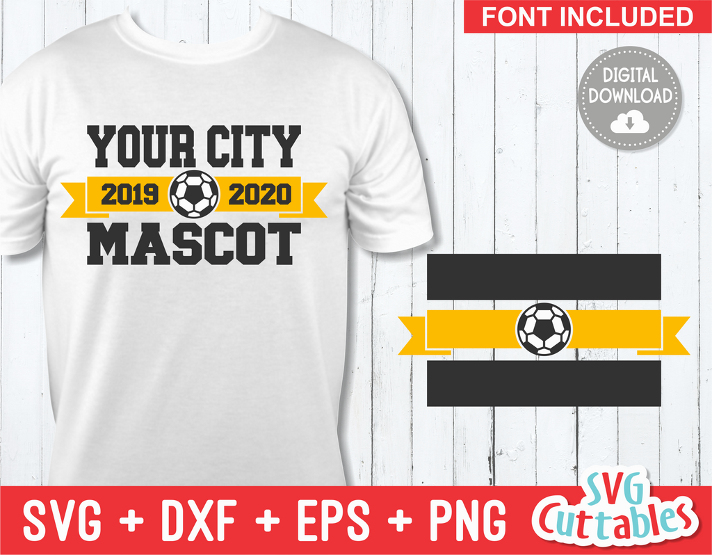 Soccer Template 007 | SVG Cut File