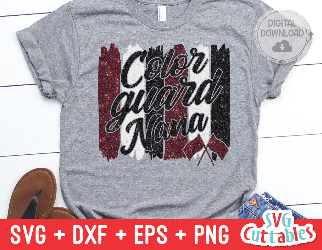 Color Guard Nana | SVG Cut File