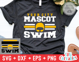 Swim Template 008 | SVG Cut File