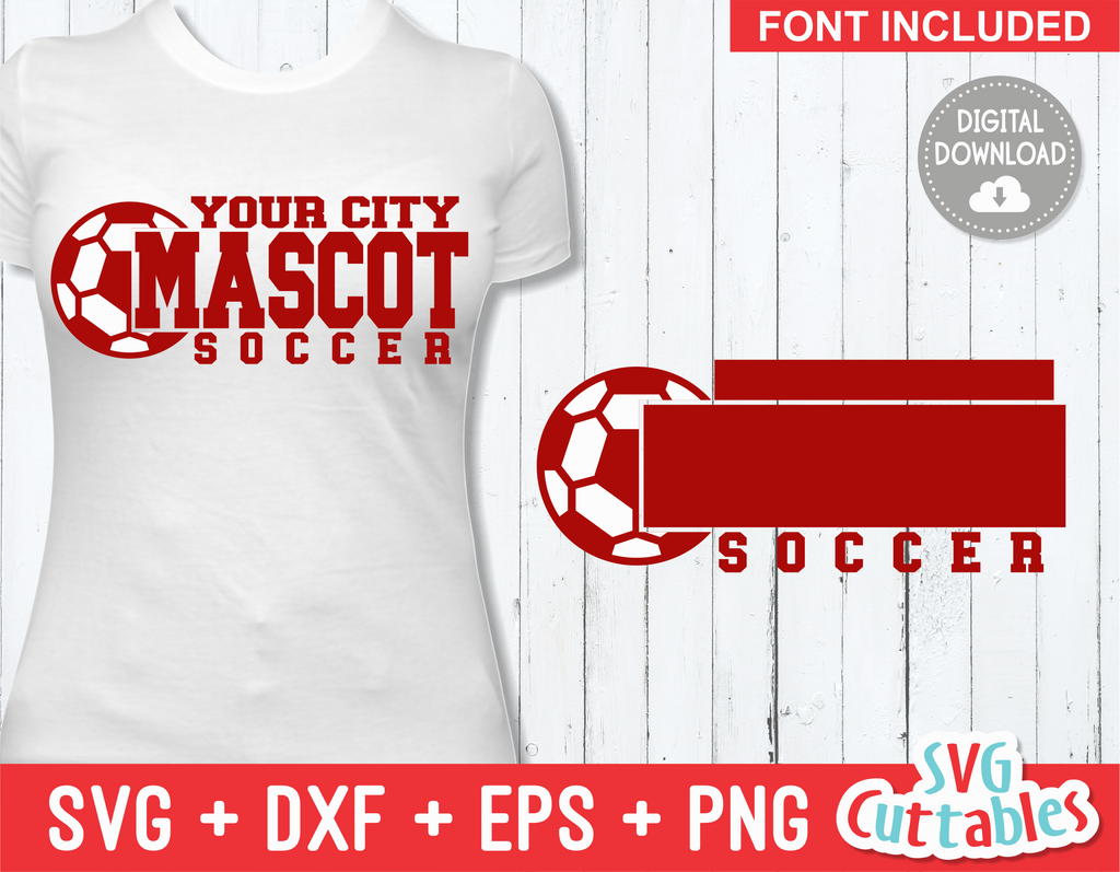 Soccer Template 008 | SVG Cut File