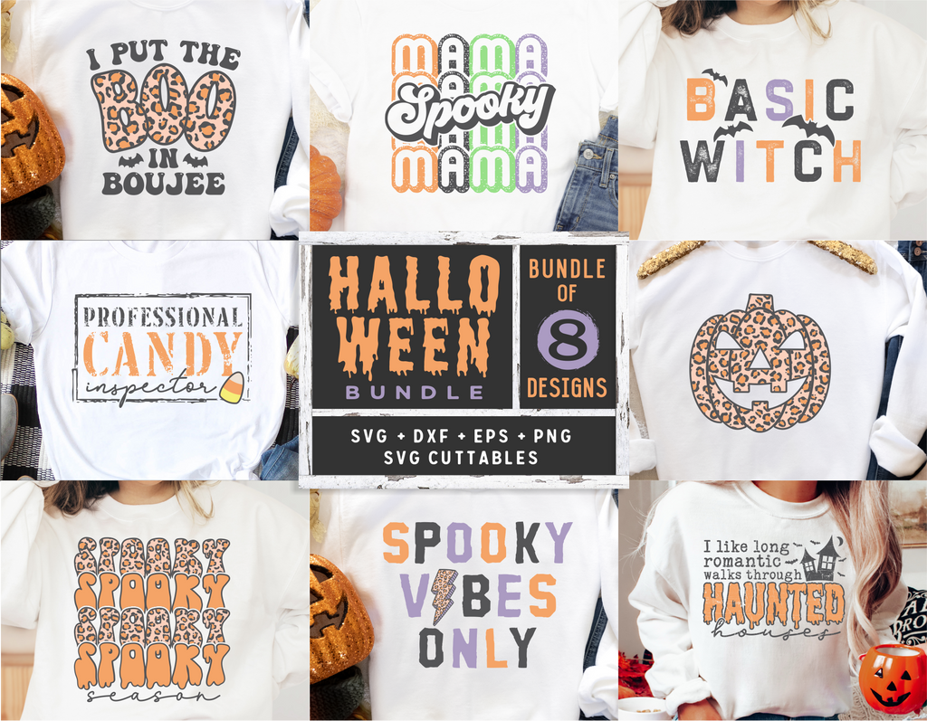 Halloween Sublimation Bundle | PNG Print Files