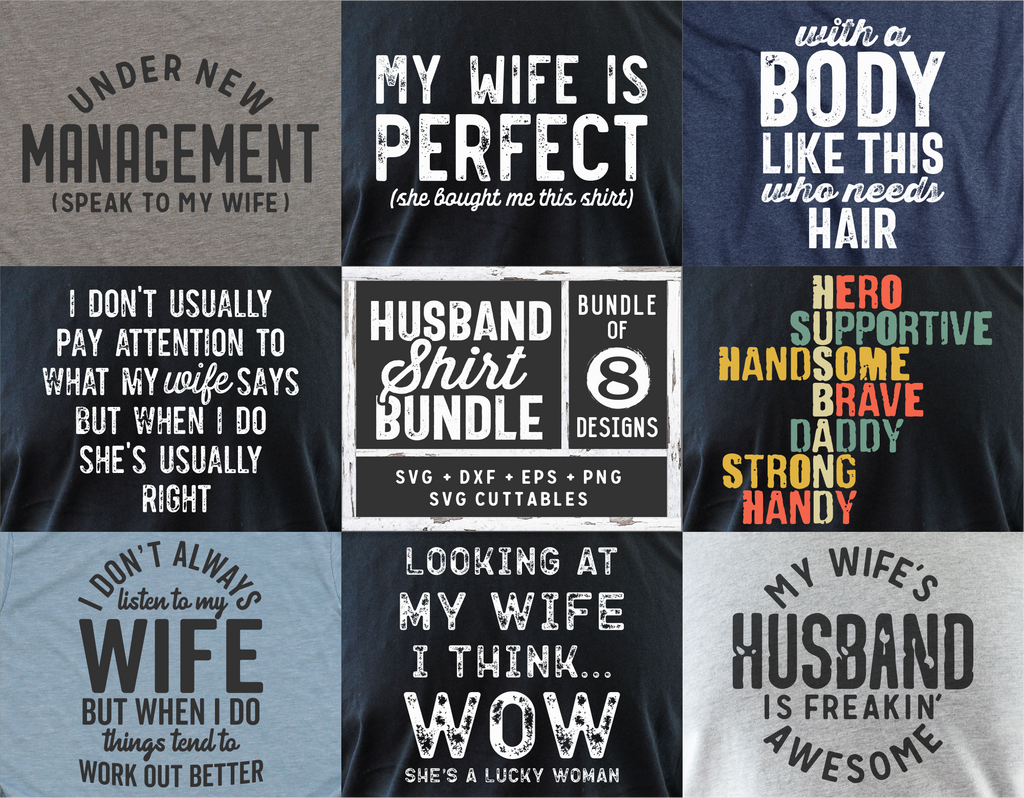 Husband Shirt SVG Bundle