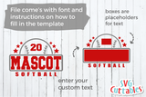 Softball Team Template 009
