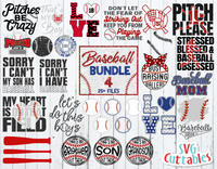Baseball Bundle 4 | SVG Cut File