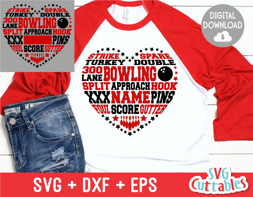 Bowling Subway Art Heart