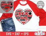 Bowling Subway Art Heart