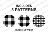 Buffalo plaid pattern svg, plaid svg cut file