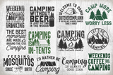 Camping Bundle 1  | SVG Cut File