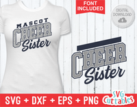 Cheer Sister Template 0047 | SVG Cut File