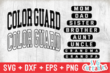 Color Guard Family | SVG Cut File