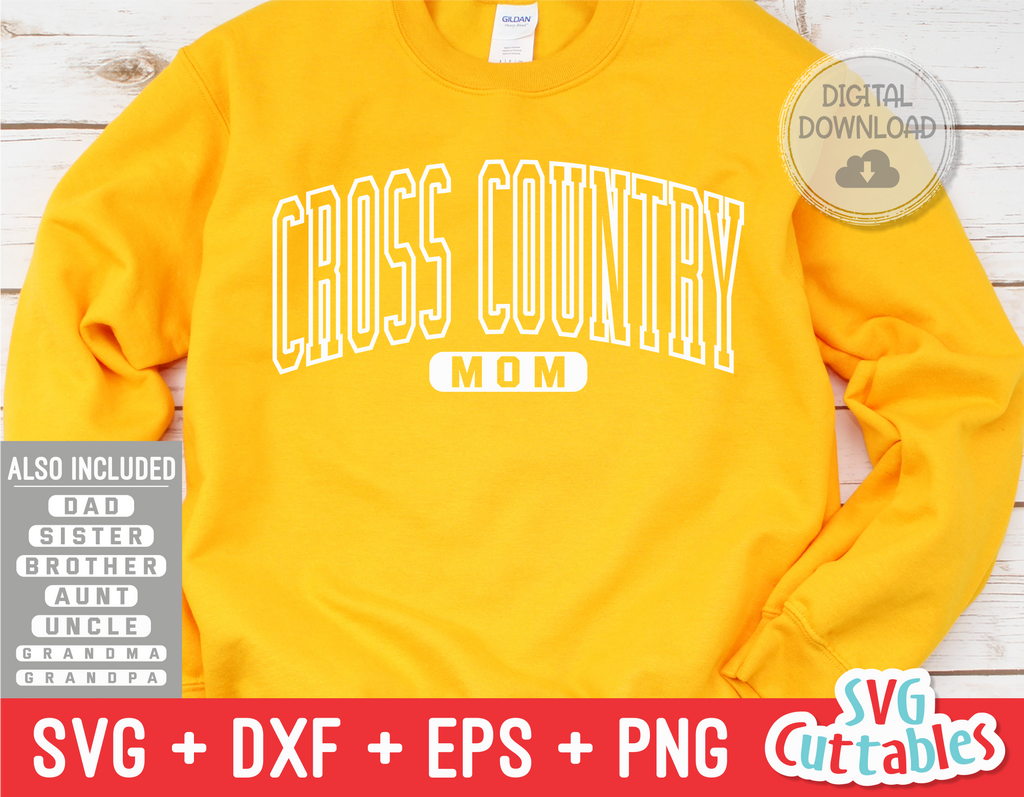 Cross Country Family Spirit | SVG Cut File