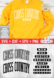 Cross Country Family Spirit | SVG Cut File