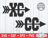 Cross Country Symbols  | SVG Cut File