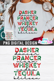 Dasher Dancer Prancer | Sublimation PNG