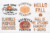 Fall PNG Sublimation Bundle