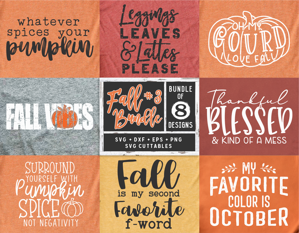 Fall Mini Bundle | Fall SVG Cut Files