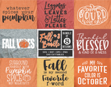 Fall Mini Bundle | Fall SVG Cut Files