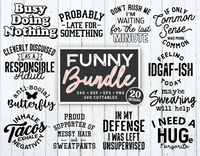 Funny Bundle | SVG Cut Files