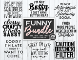 Funny Bundle | SVG Cut Files